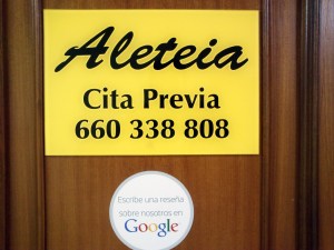 Aleteia Psicoterapia cartelería