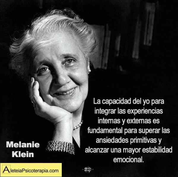 La capacidad del yo para integrar las experiencias internas y externas es fundamental para superar las ansiedades primitivas y alcanzar una mayor estabilidad emocional. Melanie Klein. #ElYo #MelanieKlein #Ego #Psicoterapia #Psicoanalisis #Psicoanálisis #AleteiaPsicoterapia