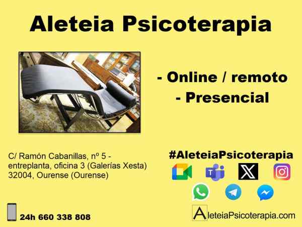 Aleteia Psicoterapia - Online / remoto - Prensencial